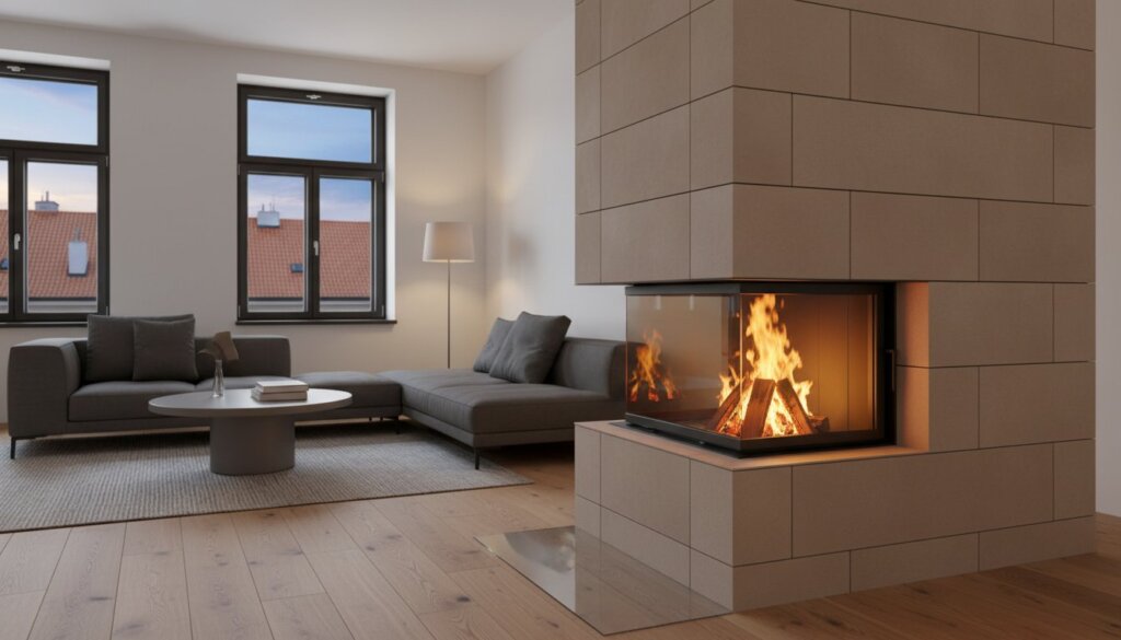 Akumulační krb a&nbsp;jeho výhody: Proč se vyplatí investovat do sálavého tepla?