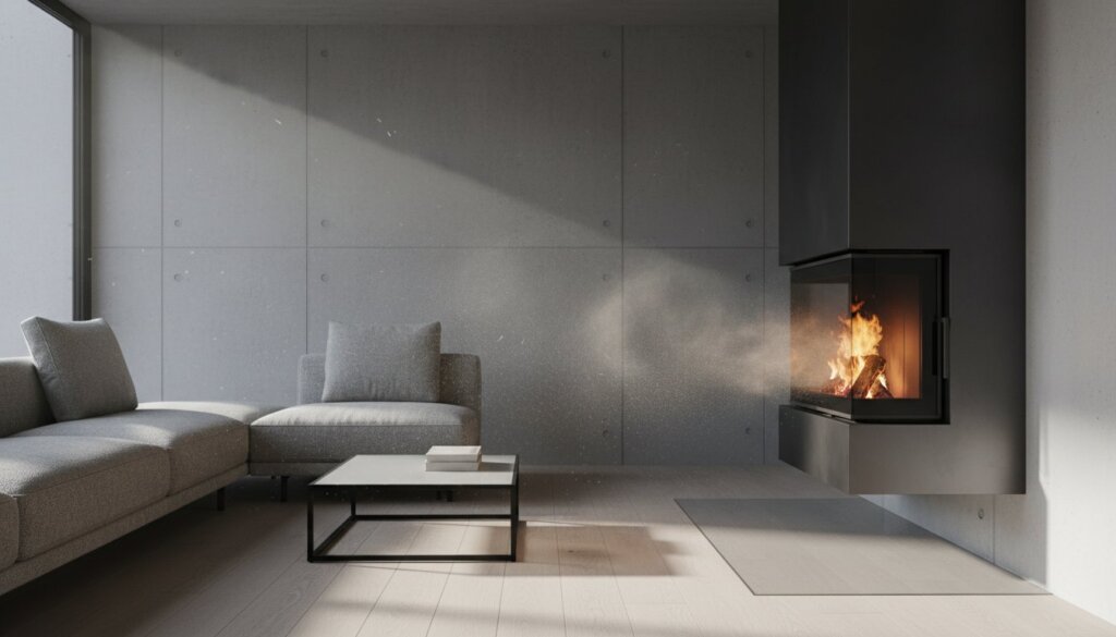 Nevýhody horkovzdušného krbu: Proč se mu v&nbsp;moderním domě vyhnout?