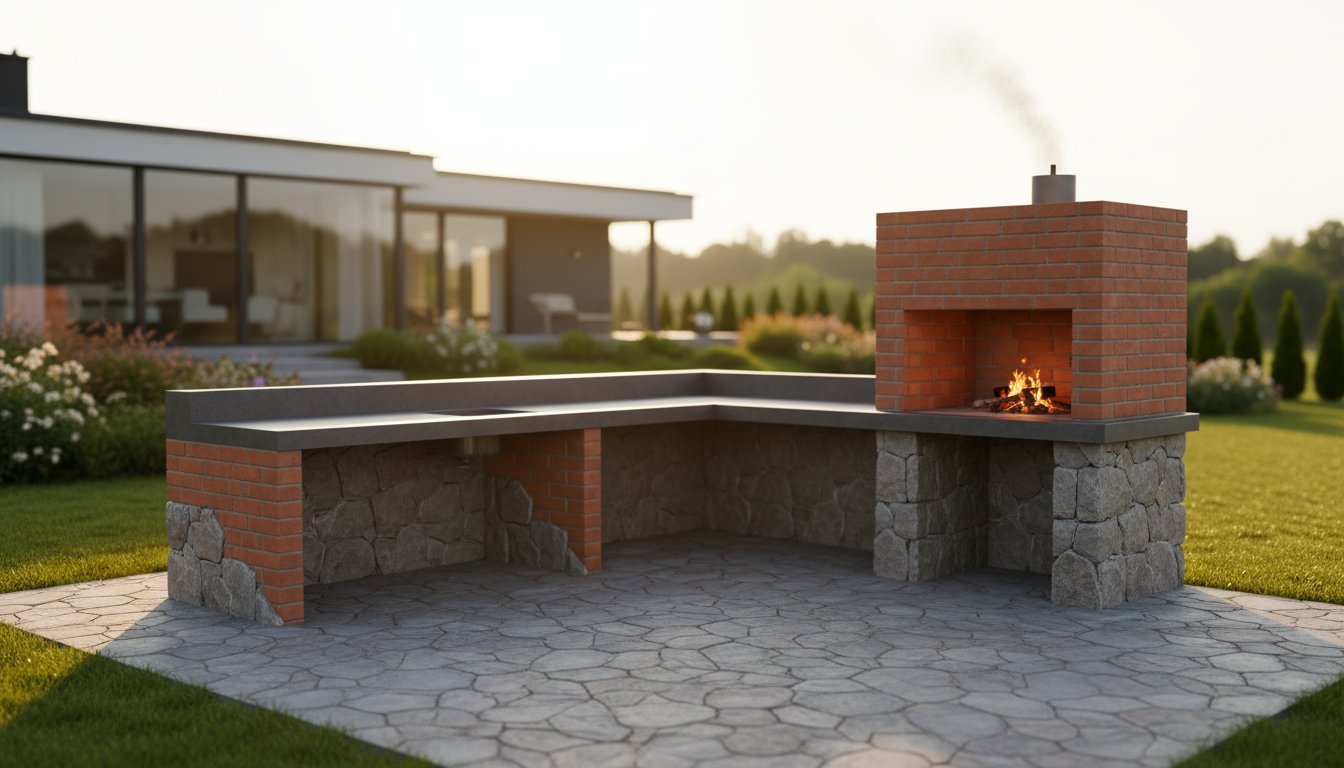 Stavba venkovní kuchyně s udírnou: Průvodce od plánu po první uzení