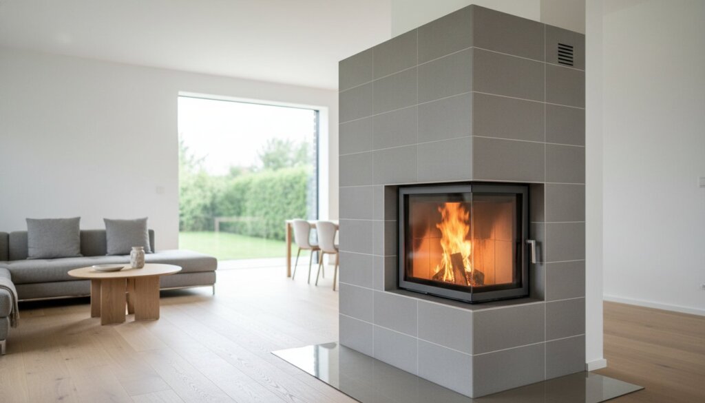 Vytápění dřevem v novostavbě: Jak si užít živý oheň bez přetápění domu?